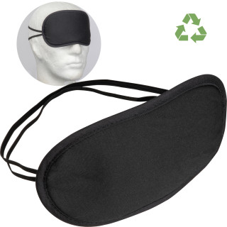 Schlaf- und Augenmaske, schwarz