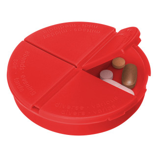 Pillendose "Gamma", rot