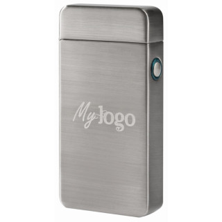Metmaxx® Lichtbogenfeuerzeug "FuturePocketTurbo", silber
