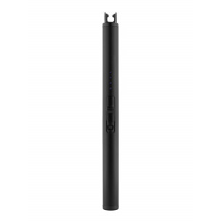 Metmaxx® Lichtbogenfeuerzeug "FutureEleganceBlack", silber, schwarz