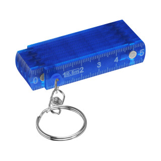 Zollstock Kunststoff, mini, blau-transparent