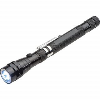 LED Taschenlampe mit Teleskopfunktion, schwarz