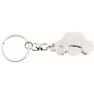 Metmaxx® EK-Chiphalter "CarShop&Open", silber