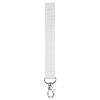 Kurz-Lanyard mit Standardkarabiner,, weiß