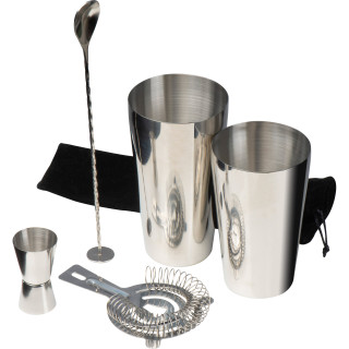 Cocktail Set ISOLDE, grau