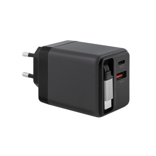 Metmaxx® Ladeadapter "FlexiChargePro 65W", schwarz