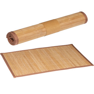 Tischset aus Bambus, beige