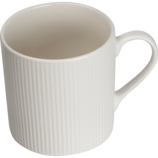 Tasse aus Keramik, weiss