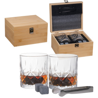 Whisky-Set NOEMI, beige