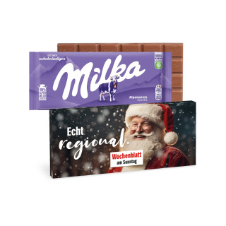 Milka Schokoladentafel - Weihnachten