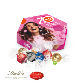 Süße Präsentbox "Maxi", Lindt Lindor Pralinés