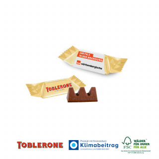 TOBLERONE MINI Werbeschuber - 1 TOBLERONE Mini (ca. 8 g)