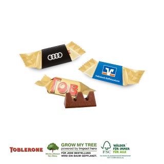 TOBLERONE MINI Werbeschuber - 1 TOBLERONE Mini (ca. 8 g) - Express