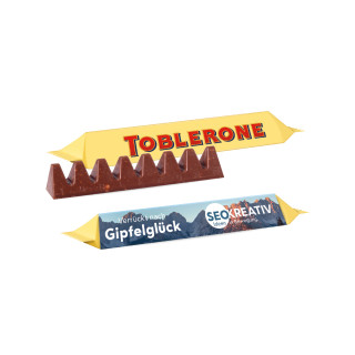 TOBLERONE Riegel, 35 g im Werbeschuber