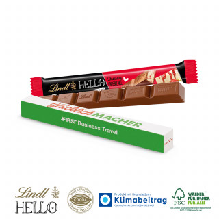 SCHOKOLADENSTICK LINDT HELLO - 1 Schokoladen-Stick von Lindt „HELLO“