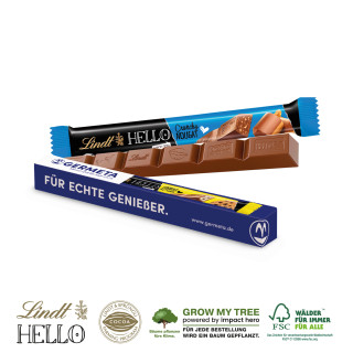 Lindt HELLO Schokoladen-Stick mit Strawberry Cheesecake oder Crunchy Nougat