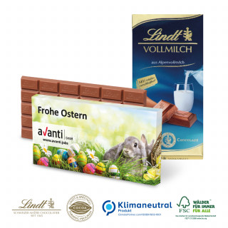 Premium Schokolade von Lindt, 100 g - 1 Schokoladentafel von Lindt (100 g)