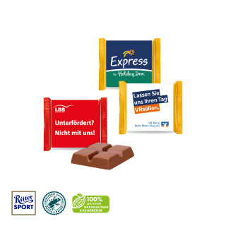 Ritter SPORT "Mini" in Werbebanderole