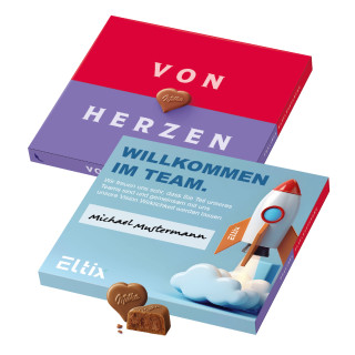 Milka "Von Herzen" im Werbeschuber