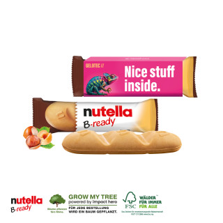 Werbebanderole mit B-Ready Nutella