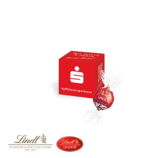 Werbewürfel, Lindt Lindor Pralinés
