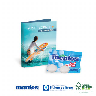 WERBE-KLAPPKARTE - 1 Mentos Mint 2er (ca. 6 g)