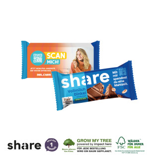 Share Schokoriegel