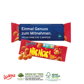 Werbeschuber mit Lorenz Nic Nac's