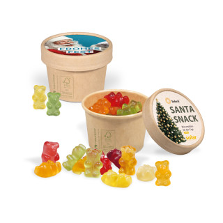 Paperbox mit Fruchtgummi Weihnachten