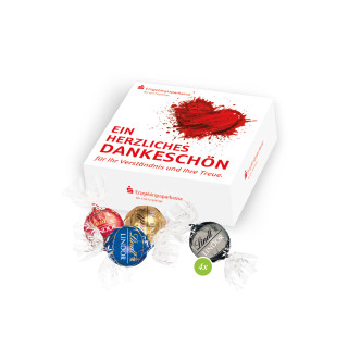 Lindt Lindor Pralinés 4er in Werbekartonage