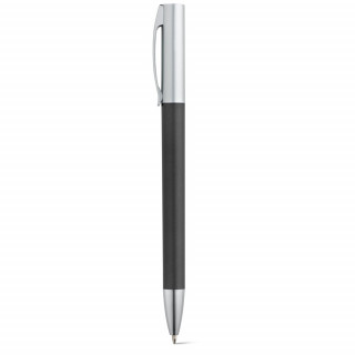 ELBE. Kugelschreiber mit Drehmechanik, Metallclip, schwarz