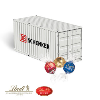 3D-Präsent "Container", Lindt Lindor Pralinés