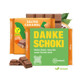 Ritter SPORT "Vegan" im Werbeschuber