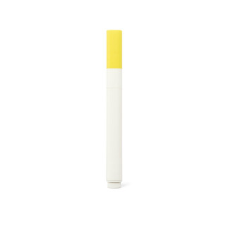 HARRISON. Textmarker aus PP mit matter Oberfläche, gelb