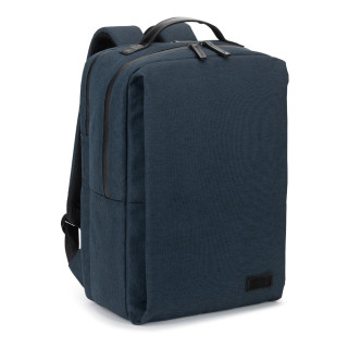 GLASGOW. Laptop-Rucksack (17") aus hochdichtem 600D-Recycling-Polyester (20L), blau