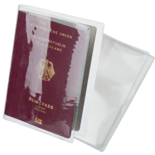 Reisepasshülle, transparent
