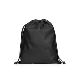 GIFT BAG M. Mittelgroßer heißversiegelter Vliesbeutel (60 g/m²), schwarz
