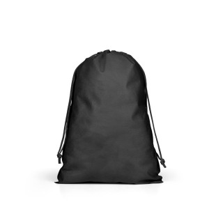 GIFT BAG L. Großer heißversiegelter Vliesbeutel (60 g/m²), schwarz