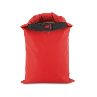 PURUS. Wasserdichter Rucksack aus Plane, rot