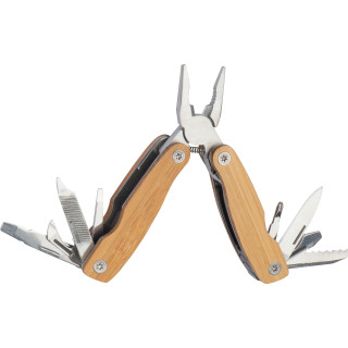 Multitool aus Bambus, beige