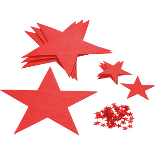 Filz Sterneset, rot
