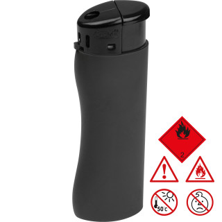 Elektronik Feuerzeug, ergonomisch, schwarz