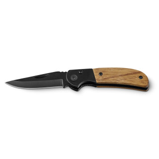 SPLIT. Taschenmesser aus Edelstahl und Holz, natur