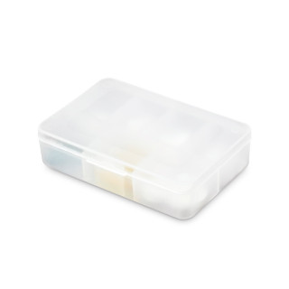 JIMMY. Tablettenbox mit 7 Fächern, weiß
