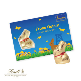 Schokokarte, Lindt Goldhase