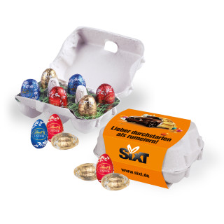 Präsent, Lindt Schokoladen-Eier 6er