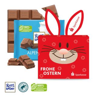 Schokoladentafel Ritter SPORT "Osterhase"