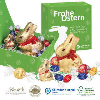 Premium-Präsent „Glücksmomente“ mit Lindt Schokolade