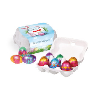 Präsent, Klett Schokoladen-Eier 6er
