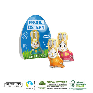Riegelein Langohrhäschen Fairtrade-Schokolade